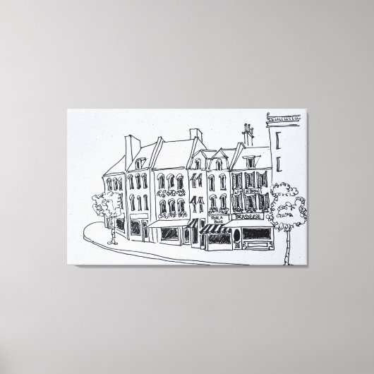 Toile Architecture de Saint-Omer, France (Recto)