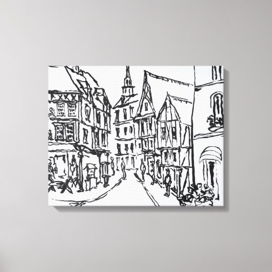 Toile Architecture | Dinan, Bretagne, France (Recto)