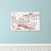 Toile Architecture flamande | Gand, Belgique (Insitu (Plancher de Bois))
