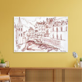 Toile Architecture flamande | Gand, Belgique (Insitu(Salon))