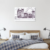 Toile Architecture Haussmannienne | Rue de Sèvres (Insitu(Chambre))