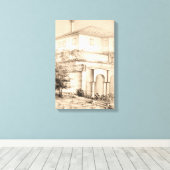 Toile Architecture Maison traditionnelle Dessin de dessi (Insitu (Plancher de Bois))