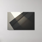 Toile Architecture Minimaliste Lumière et Ombre (Recto)