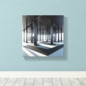 Toile Architecture néo-classique moderne - Perspective 3 (Insitu (Plancher de Bois))