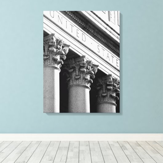 Toile Architecture NYC VIII (Insitu (Plancher de Bois))