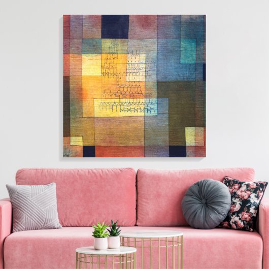 Toile Architecture polyphonique | Paul Klee | (Insitu(Salon))