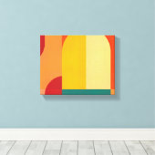 Toile Archivages de couleurs (Insitu (Plancher de Bois))