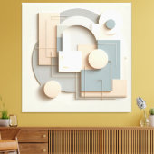 Toile Arcs Dimensionnels Doux (Insitu(Salon))