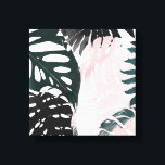 Toile Arêtes de palme Paradise<br><div class="desc">Paradise Sweep I par Grace Popp. Les feuilles de palmiers de différentes formes sont contrastés par les couleurs uniques utilisées. | 138464GG</div>