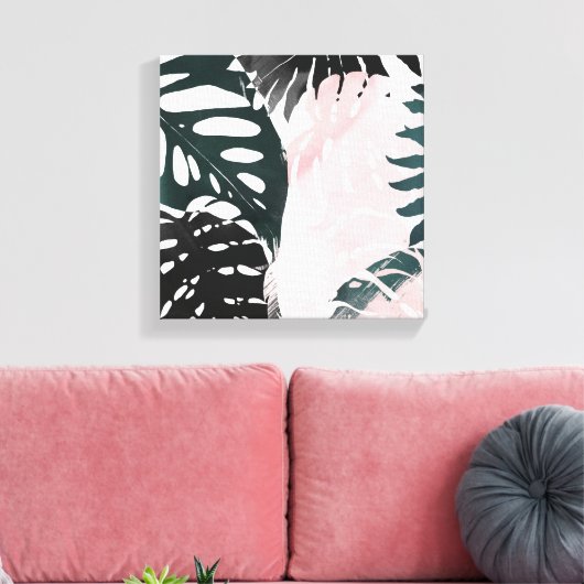 Toile Arêtes de palme Paradise (Insitu(Salon))