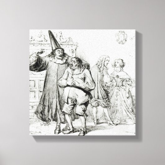 Toile Argan et Monsieur Purgon (Recto)