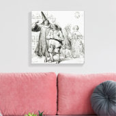 Toile Argan et Monsieur Purgon (Insitu(Salon))