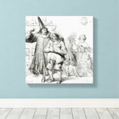 Toile Argan et Monsieur Purgon (Insitu (Plancher de Bois))