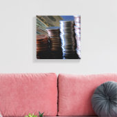 Toile Argent (Insitu(Salon))