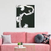 Toile Argent natif (Insitu(Salon))