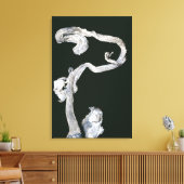 Toile Argent natif (Insitu(Salon))