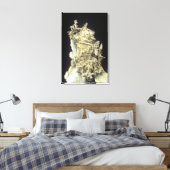Toile Argent natif (Ag) sur calcaire, Canada (Insitu(Chambre))
