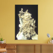 Toile Argent natif (Ag) sur calcaire, Canada (Insitu(Salon))