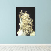 Toile Argent natif (Ag) sur calcaire, Canada (Insitu (Plancher de Bois))