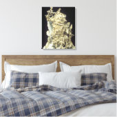 Toile Argent natif (Ag) sur calcaire, Canada (Insitu(Chambre))