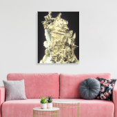 Toile Argent natif (Ag) sur calcaire, Canada (Insitu(Salon))