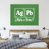 Toile Argent ou plomb (Insitu(Chambre))