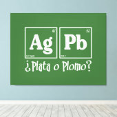 Toile Argent ou plomb (Insitu (Plancher de Bois))