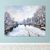 Toile Argenteuil couvert de neige (Insitu (Plancher de Bois))