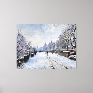 Toile Argenteuil couvert de neige