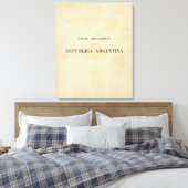 Toile Argentine 2 (Insitu(Chambre))