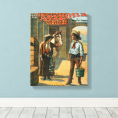 Toile Arizona "America's Greatest Play" Cachese (Insitu (Plancher de Bois))