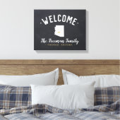 Toile Arizona Family Monogram Affiche de bienvenue (Insitu(Chambre))