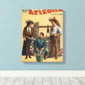Toile Arizona Poster "America's Greatest Play" #3 (Insitu (Plancher de Bois))