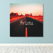 Toile Arizona Sunset Desert Red Rocks (Insitu (Plancher de Bois))
