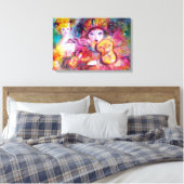 TOILE ARLECCHINO ET COLOMBINA (Insitu(Chambre))