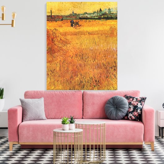 Toile Arles Vue des champs de blé. Vincent van Gogh (Insitu(Salon))