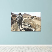 Toile Armée nationale afghane et soldats américains (Insitu (Plancher de Bois))