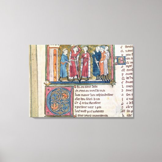 Toile Armement d'un chevalier (Recto)