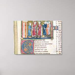 Toile Armement d'un chevalier