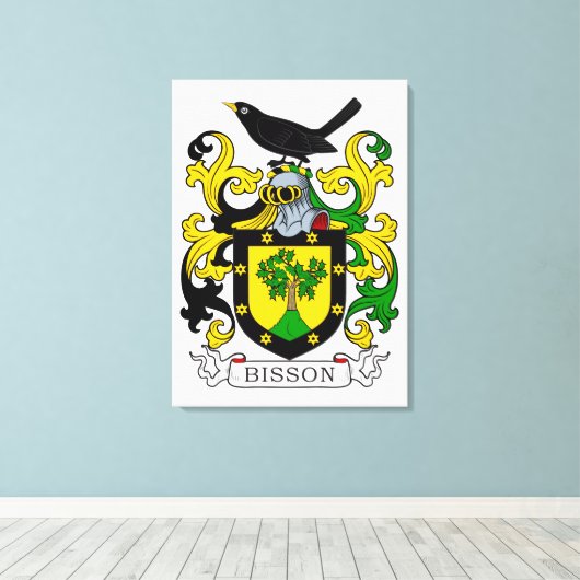 Toile Armoiries de Bisson (Insitu (Plancher de Bois))