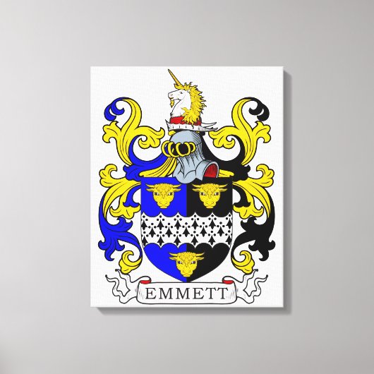 Toile Armoiries de Emmett (Recto)