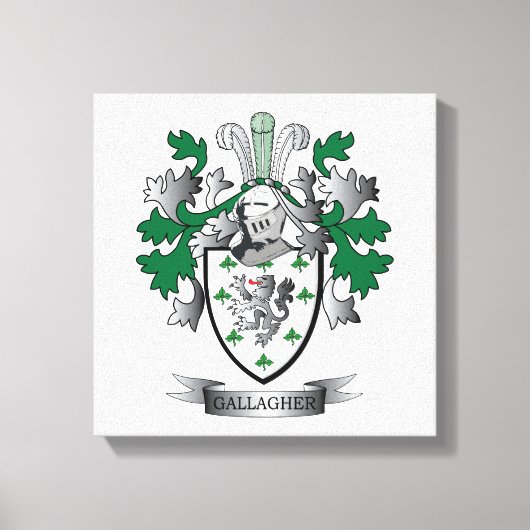 Toile Armoiries de Gallagher (Recto)