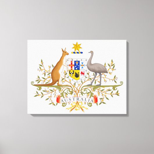 Toile Armoiries de l'Australie (Recto)