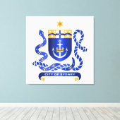 Toile Armoiries de Sydney (Insitu (Plancher de Bois))