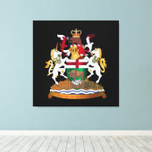 Toile Armoiries du Manitoba (Insitu (Plancher de Bois))