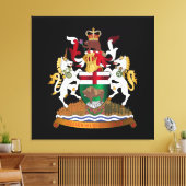 Toile Armoiries du Manitoba (Insitu(Salon))