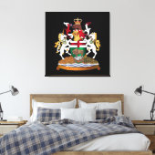 Toile Armoiries du Manitoba (Insitu(Chambre))