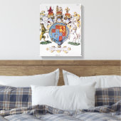 Toile Armoiries du roi Jacques Ier d'Angleterre (Insitu(Chambre))