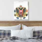 Toile Armoiries et boucliers de l'État de la Russie impé (Insitu(Chambre))