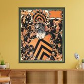 Toile Armoiries médiévales belges (Insitu(Salon))